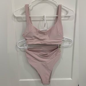 Pale pink bikini